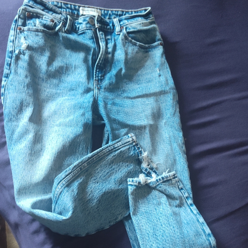 Abercrombie & Fitch High Rise Blue Jeans
